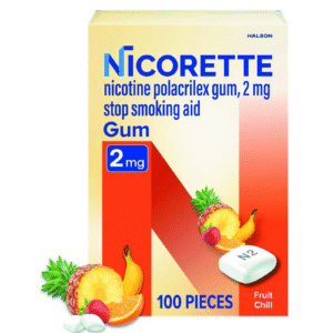 Nicorette Nicotine Gum 2mg Fruit Chill 100 Ct