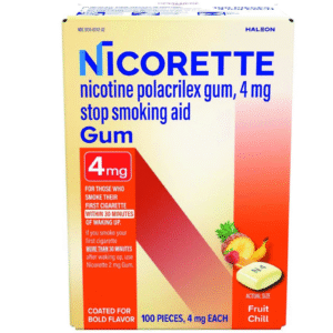 Nicorette Nicotine Gum 4mg Fruit Chill 100 Ct