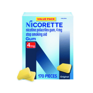 Nicorette Nicotine Gum 4mg Original 170 Ct