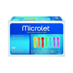 Microlet Coloured Lancets 100ct